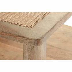 Table Basse DKD Home Decor Marron Clair Bois de manguier 76 x 76 x 45 cm