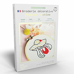 Youdoit Coffret DIY - Broderie décorative - Femme à chapeau