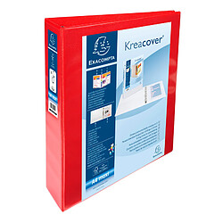 EXACOMPTA Classeur personnalisable Kreacover, A4 Maxi, rouge ()