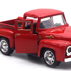 Acheter 1/32 Modèle De Voiture En Alliage Haute Simulation Camions Véhicule Moulé Sous Pression Jouet Rouge