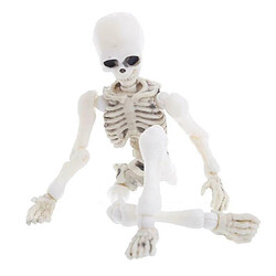 Universal Halloween Movable Skeleton Human Model Skull Full Full Body Mini Figure Toy pas cher