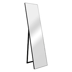 Miroir sur pied Barletta psyché inclinable 150 x 35 cm noir [en.casa] 