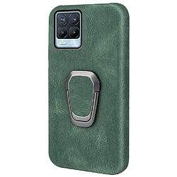 Coque en TPU + PU avec béquille, vert pour votre Realme 8/8 Pro