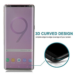 Avis Wewoo Protection anti-reflets anti-éblouissants Film de verre trempé 3D Edge Edge 0.3mm pour Galaxy Note 9