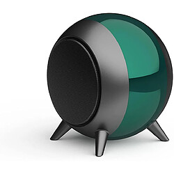 Universal Haut-parleur Bluetooth, haut-parleurs intelligents avec stéréo 3D, haut-parleurs Bluetooth 5W portables Green