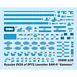 Avis Trumpeter Maquette Lance Missile Russian 5v28 Of 5p72 Launcher Sam-5 ""gammon""
