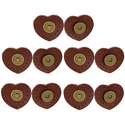 boucles magnétiques Sac Bouton en Cuir pas cher