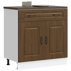 vidaXL Armoire de cuisine Kalmar chêne marron bois d'ingénierie