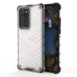 Coque en TPU motif en nid d'abeille résistant aux chocs blanc pour votre Huawei P40 Pro