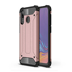 Wewoo Coque Renforcée Étui combiné TPU + PC pour Galaxy A30 or rose