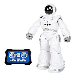 Universal RC Robot Gesture Senting Programmable Remote Control Dancing Gift for Kids | RC Robot (blanc)