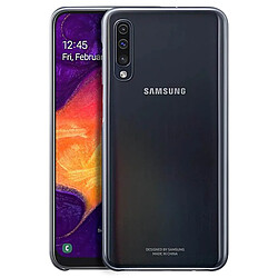 Coque Samsung Galaxy A50 Rigide Design Dégradé Original Noir et Transparent