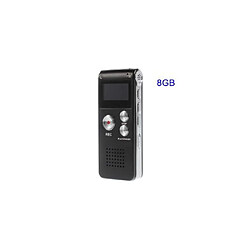 Dictaphone portable 8 Go - Noir