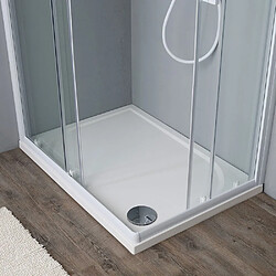 Avis Kiamami Valentina CABINE DE DOUCHE 70X100 CRISTAL 4 MM COULISSANTE DOUBLE FACE | VENERE