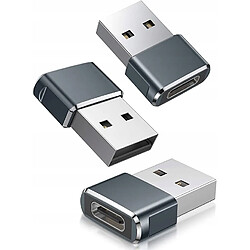 GUPBOO Adaptateur USB vers USB Type-C Lot de 3,JL1403