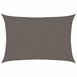 vidaXL Voile d'ombrage 160 g/m² Anthracite 3,5x5 m PEHD