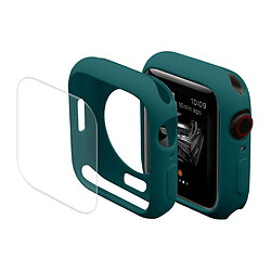 Coque en TPU ENKAY anti-griffes, vert noirâtre pour votre Apple Watch Series 7 41mm