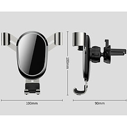 Avis W48 Car support de téléphone portable SUPPORT AIR TRIANGLE GRAVITY GRAVITY AUTOMATIQUE DE NAVIGATION DE NAVIGATION DE TÉLÉPHONE MOBILE