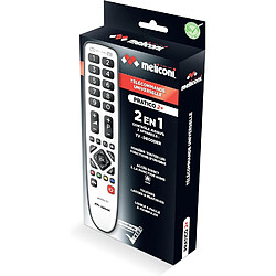 Acheter SANAG Telecommande Universelle Pratico 2+ Pour 1 Tv Et 1 Decodeur Tnt Ou Sat-100% Fonctions D'Origine-Corps En Gomme