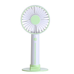 Mini Ventilateur Portatif Ventilateur de Bureau Rechargeable USB Avec Porte-Stylo Pour Téléphone Portable Miroir De Maquillage COULEUR VERTE