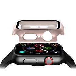 Coque en TPU cadre de placage rose pour votre Apple Watch Series 4/5 44mm