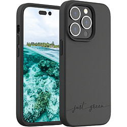 BIGBEN Coque iPhone 14 Pro Natura Noire - Eco-conçue Just Green