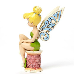 Figurine Fée Clochette sur Bobine - Disney Traditions Jim Shore pas cher