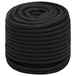 vidaXL Corde de bateau Noir complet 18 mm 100 m Polypropylène