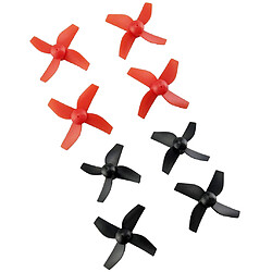 8pcs cw ccw hélices les accessoires drone lame pour rc quadcopter pièces rouge noir