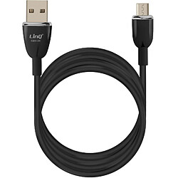 LinQ Câble USB vers Micro-USB Fast Charge 3A Synchronisation Longueur 1.2m Noir