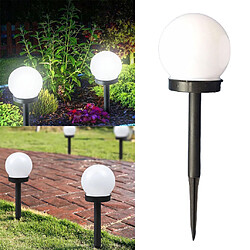 Lumières solaires extérieures, LED solaire alimenté Globe lumière de jardin étanche solaire Yard lumières pour cour Patio passerelle paysage voie