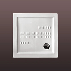 Kiamami Valentina RECEVEUR DE DOUCHE TRADITIONNEL 90X90 EXTRA PLAT EN CÉRAMIQUE