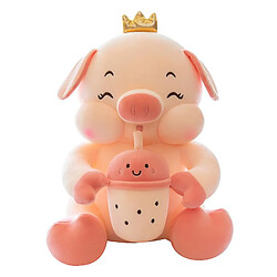 Universal Peluche cochon de thé au lait neuve de 30 cm