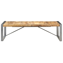 Maison Chic Table basse,Table Console Table d'appoint, Table pour salon 140x70x40 cm Bois de manguier brut -MN25605