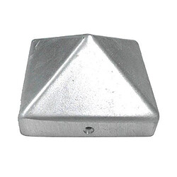 Connex HV4326 Capuchon de poteau de forme pyramidale en aluminium 90 x 90 mm 