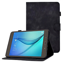 Etui en PU avec support et porte-cartes pour votre Samsung Galaxy Tab A 8.0 SM-T350 (2015) - noir