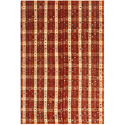 Vidal Tapis de laine 258x175 rouge Jajim