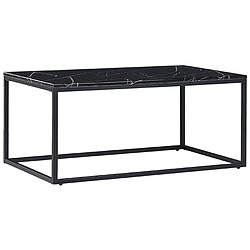 Beliani Table basse MDF Noir DELANO