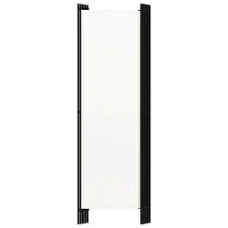 Avis vidaXL Cloison de séparation 5 panneaux Blanc 250x180 cm