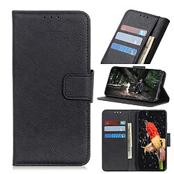 Etui en PU peau de litchi unique noir pour Apple iPhone 12 Max/12 Pro 6.1 pouces