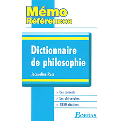 Dictionnaire de philosophie - Occasion