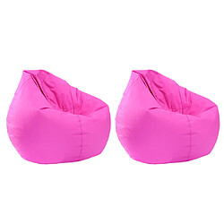 Housse de rangement pour sac à ficelle imperméable à l'eau, 2 pièces, rose vif