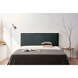 Avis Tête de Lit Tapisée MODENA Aqualine - 160 x 55 cm - Noir - Moonia