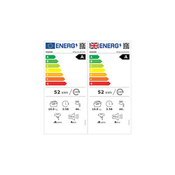 Machine à laver Hisense WFQA1014EVJMW 60 cm 1400 rpm