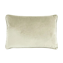 Thedecofactory VELOURS - Coussin en velours beige clair 60x40