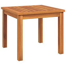 vidaXL Table basse 40x40x36 cm bois d'acacia massif