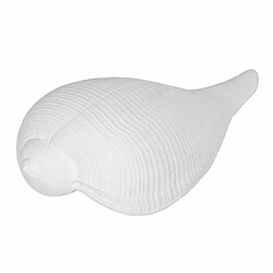 BigBuy Home Figurine Décorative Blanc Conque 15 x 7 x 5 cm