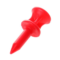 Lot de 200x Tees de Golf en Plastique avec Château Rouge Orange 32mm / 25mm