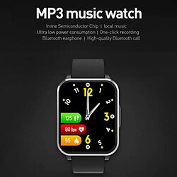 Avis Universal Bluetooth Smartwatch Full Touch 1.7 sur écran Lecteur de musique Bracelet de suivi de la fréquence cardiaque Sport Smartwatch imperméable | Smartwatch (noir)