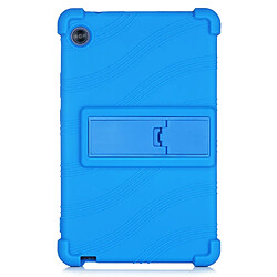 Coque en silicone avec béquille bleu pour votre Huawei MatePad T8